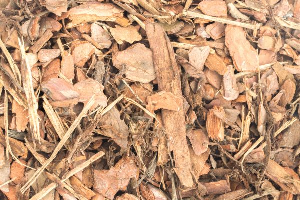 Bark Mulch Installation in Elk River